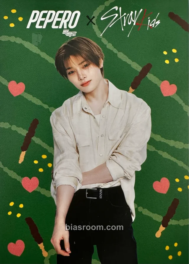 Photocard K-pop I.N Stray Kids Pepero x Stray Kids