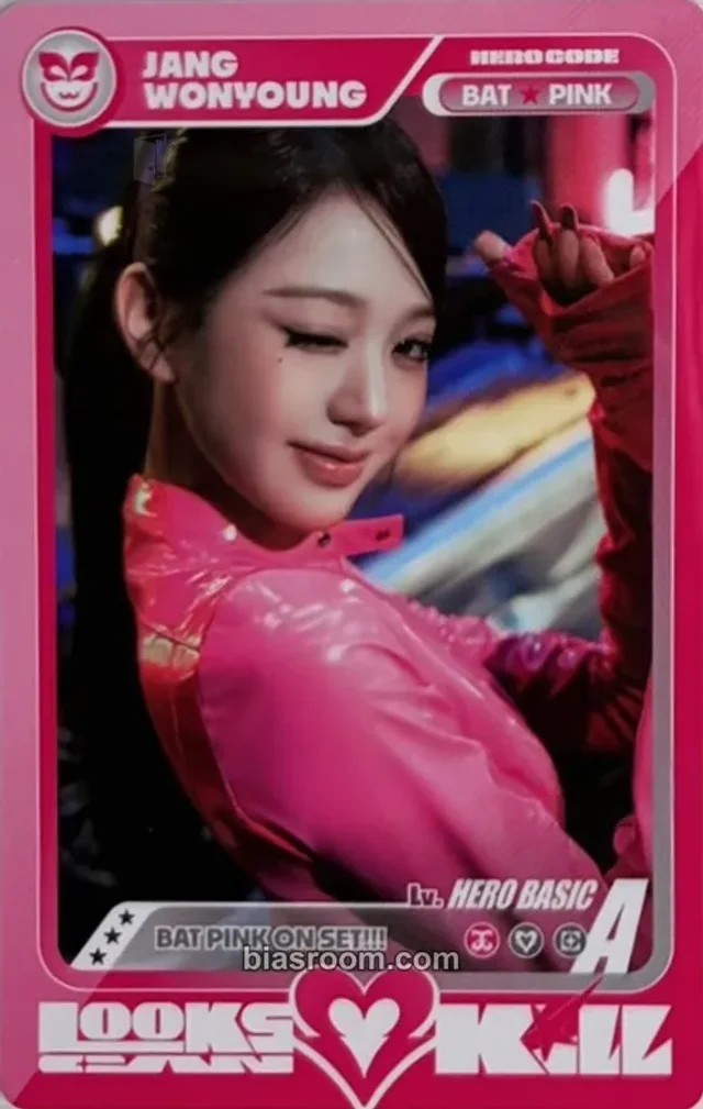 Wonyoung IVE Looks Can Kill K-pop photocard