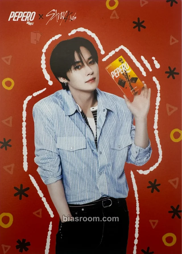 Lee Know Stray Kids Pepero x Stray Kids K-pop photocard