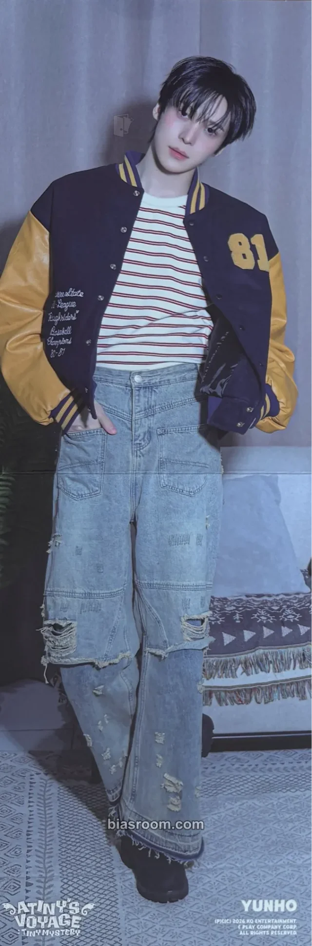Photocard K-pop di Yunho ATEEZ 2026 Fanmeeting - Atiny's Voyage: Tiny Mystery