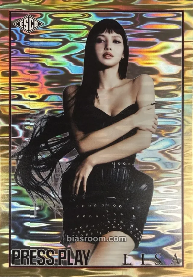 Lisa BLACKPINK LISA x ESCO K-pop photocard