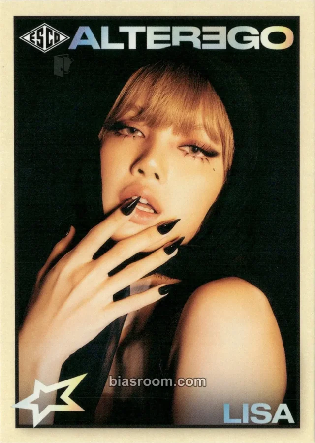 Lisa BLACKPINK LISA x ESCO K-pop photocard