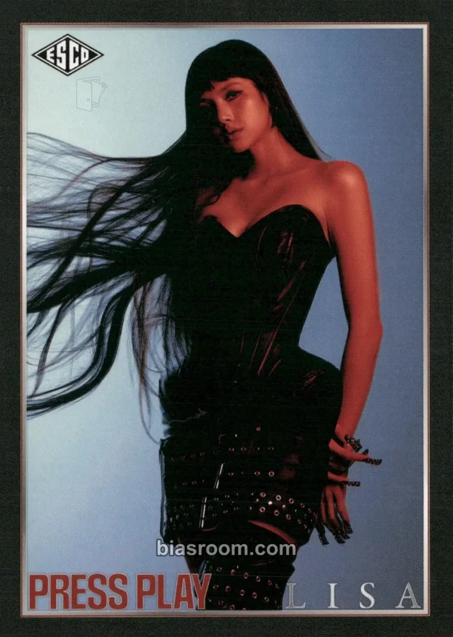Lisa BLACKPINK LISA x ESCO K-pop photocard