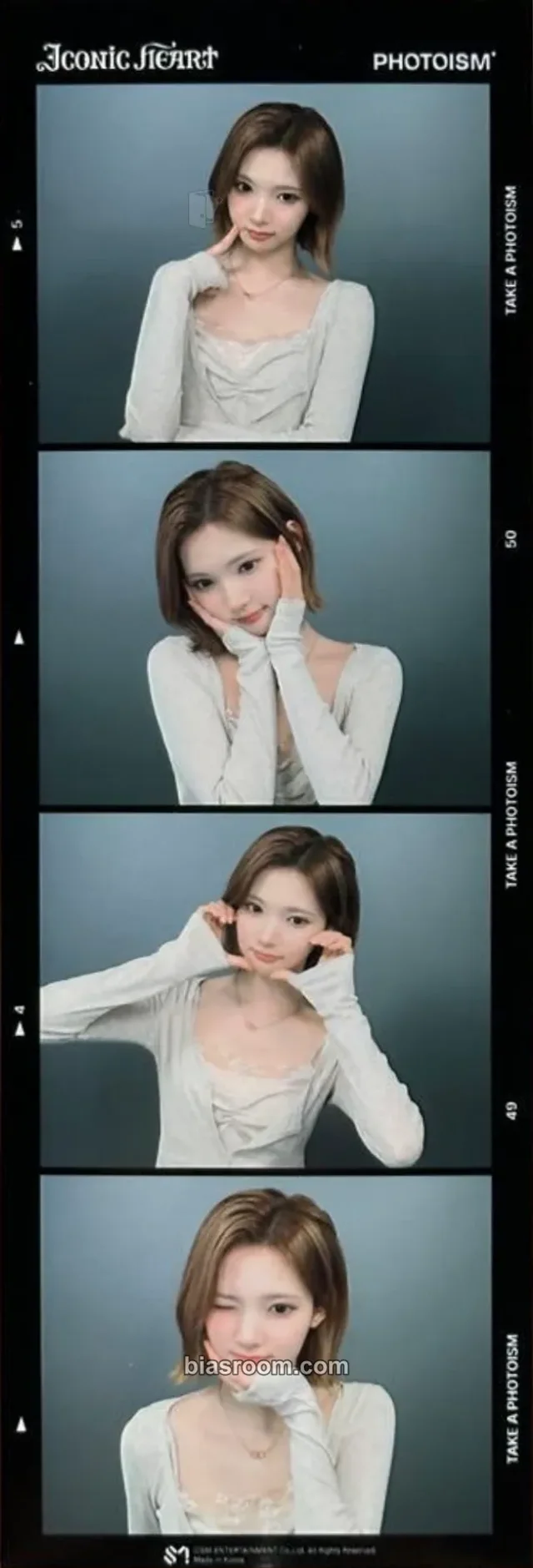 Photocard K-pop Jiwoo Hearts2Hearts PHOTOISM