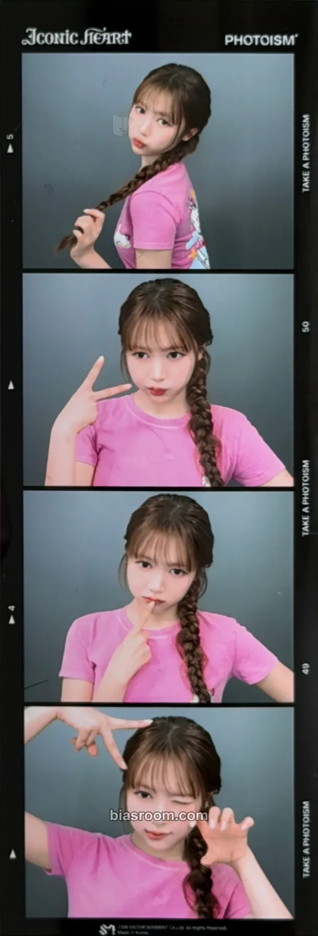 Photocard K-pop Ye-on Hearts2Hearts PHOTOISM