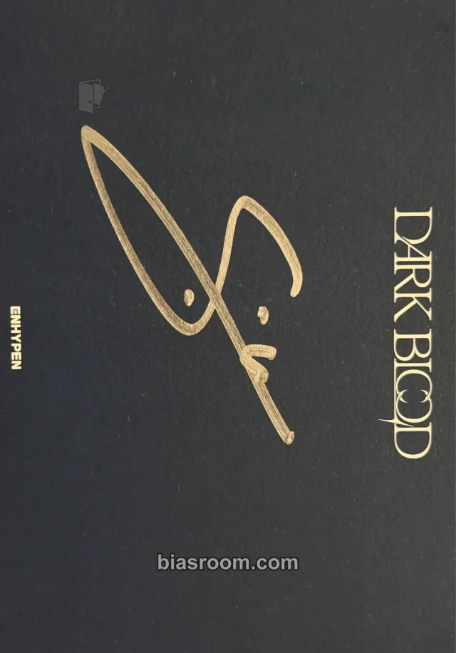 Sunoo ENHYPEN DARK BLOOD K-pop photocard