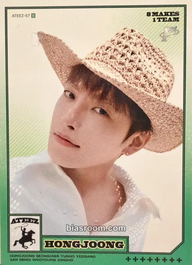 Hongjoong ATEEZ MIIMCA × ATEEZ K-pop photocard