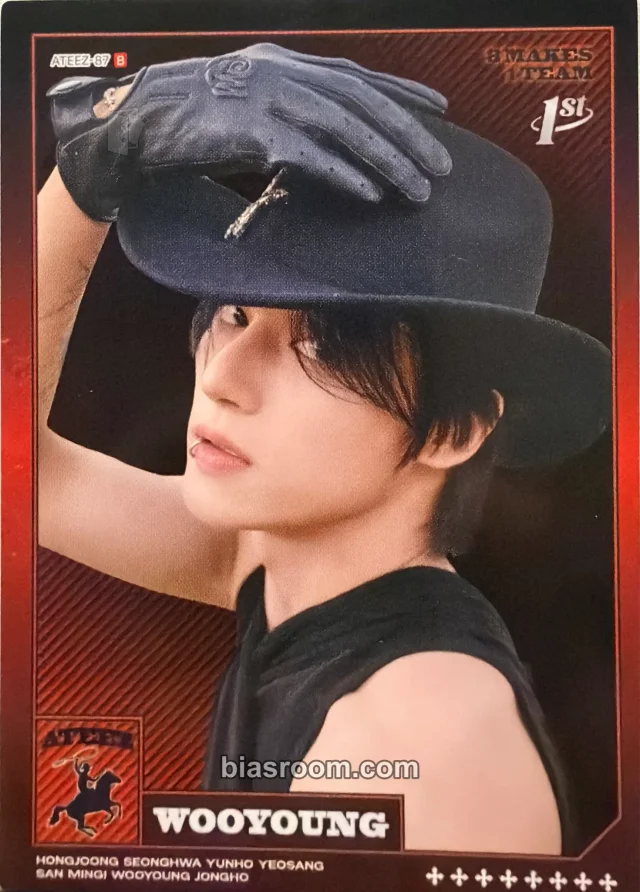 Wooyoung ATEEZ MIIMCA × ATEEZ K-pop photocard