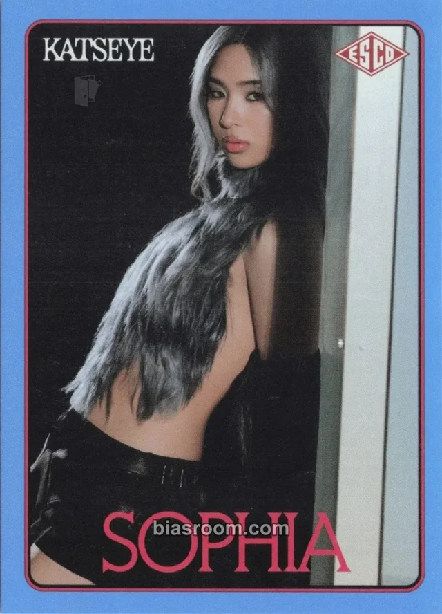Sophia KATSEYE ESCO “WILD” Trading Cards K-pop photocard