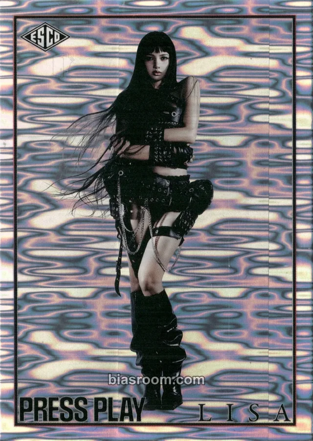 Lisa BLACKPINK LISA x ESCO K-pop photocard