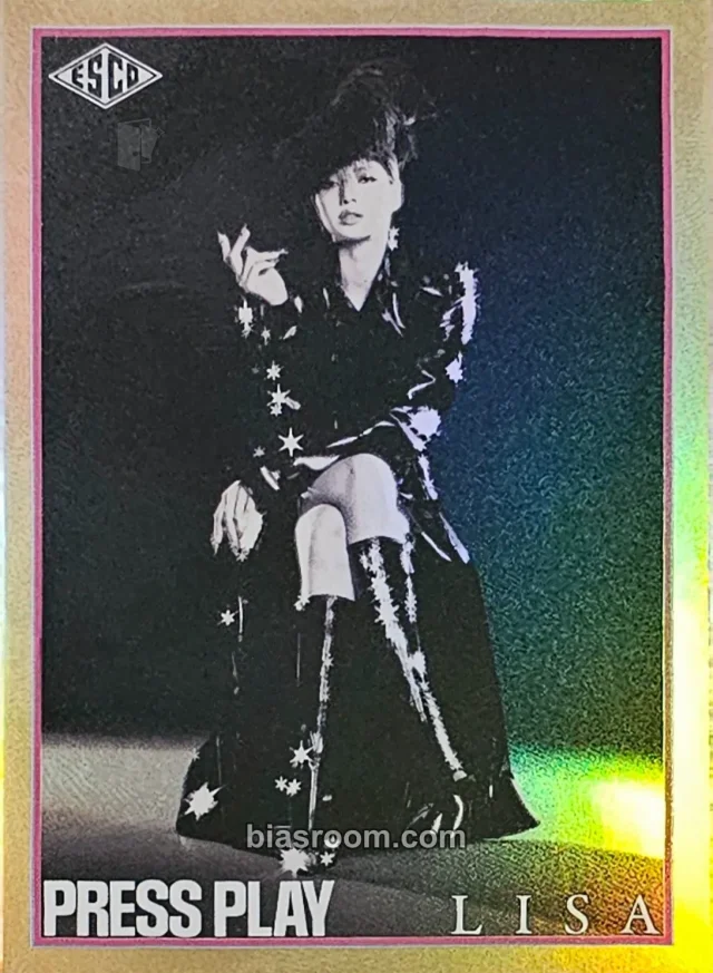 Lisa BLACKPINK LISA x ESCO K-pop photocard