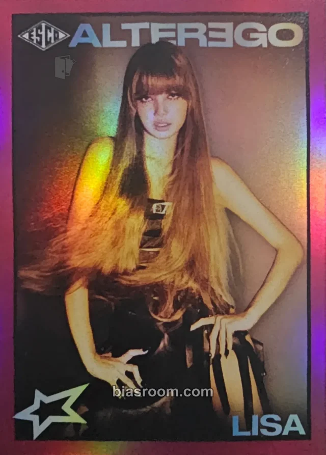 Lisa BLACKPINK LISA x ESCO K-pop photocard